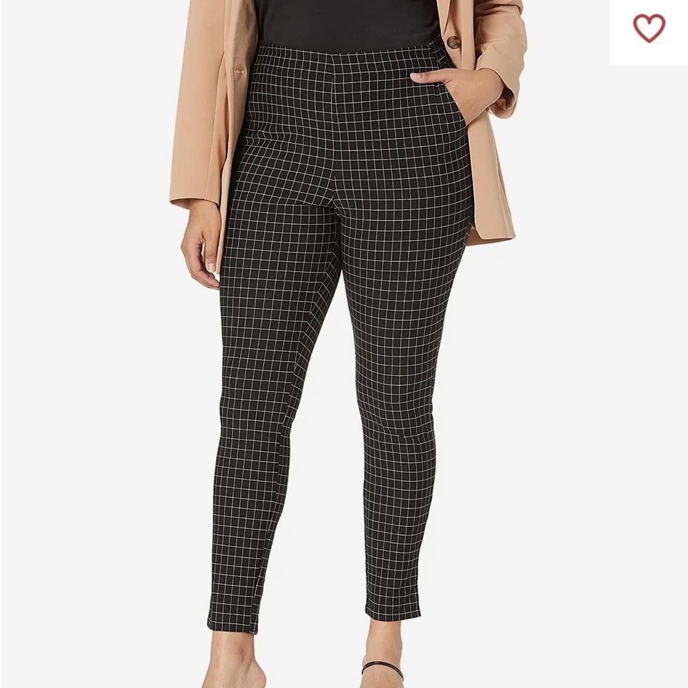 NWT Hue Windowpane High-Rise Leggings Medium